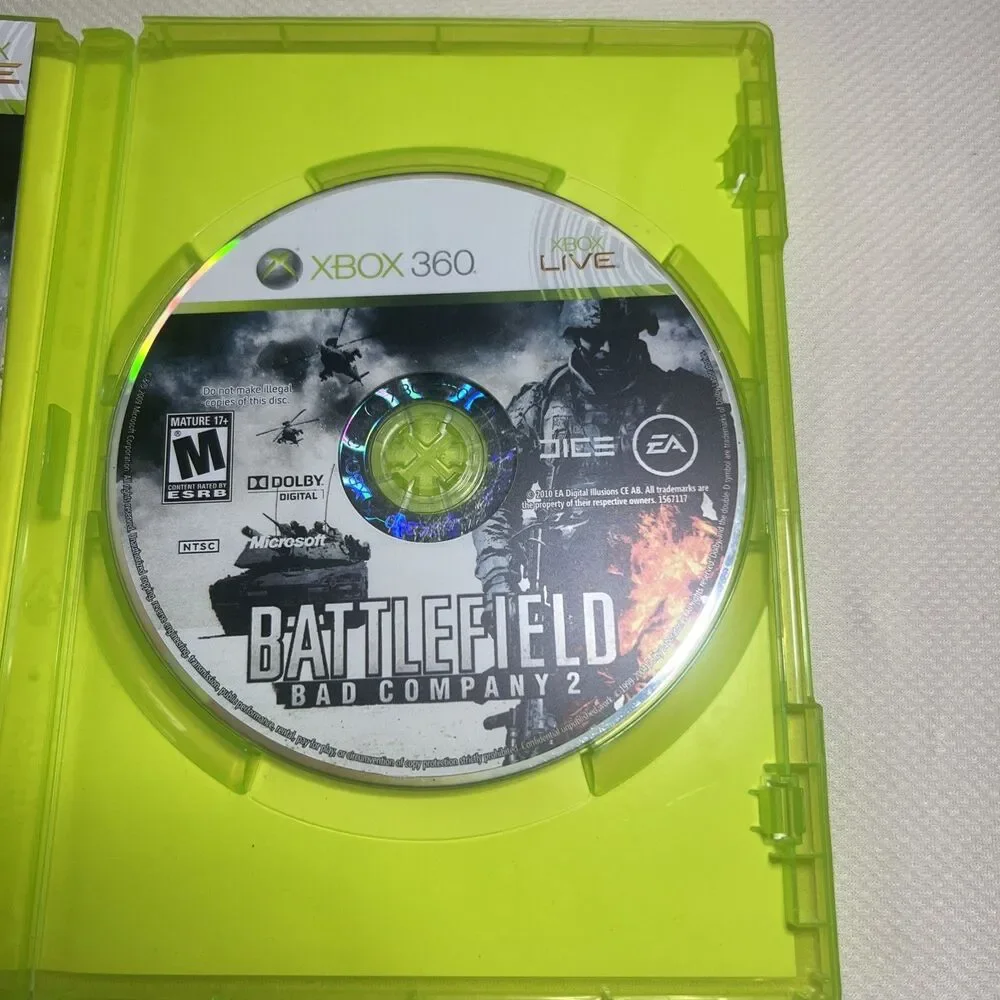 Battlefield Bad Company 2 Platinum‎ Hits - Microsoft Xbox 360 Pristine Authentic